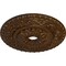 Ekena Millwork Vaduz Ceiling Medallion (Canopies up to 3 1/2"), 23 1/2"OD x 3 1/2"ID x 2 1/8"P, Root Beer Crackle CM23VARBC - alternate 2